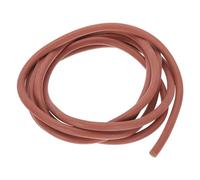 PATIKIL Silicone Foam Seal Strip, 3Meters(9.84Ft) 9mm(0.35") Dia Round High Density Solid Sponge Rubber Weather Stripping Cord for Sealing Gap Blocker Insulation, Red