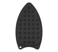 PATIKIL Silicone Iron Rest Pad, Multipurpose Hot Heat Resistant Iron Rest Plate Protective Pad for Ironing Board Hot Resistant Steamer Steam Compact Mat, Black