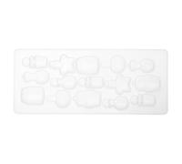 PATIKIL Silicone Jewelry Mould, Light Bulbs Perfume Bottle Resin Jewelry Silicone Casting Mould for Epoxy Resin Casting DIY Craft Making Earring Necklace Pendant, White