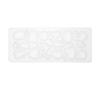 PATIKIL Silicone Jewelry Mould, Resin Jewelry Silicone Casting Mould for Epoxy Resin Casting DIY Craft Making Earring Necklace Bracelet Pendant, White