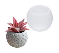 PATIKIL Silicone Mould Pot, 2.6x3.2 Inch Concrete Flower Pot Moulds for DIY Succulent Planter Candle Pen Holder Mould, White