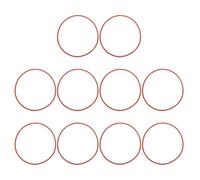 PATIKIL Silicone O-Ring 120mm OD 114mm ID 3mm Width, 20Pcs Metric VMQ Sealing Gasket Replacement for Plumbing Compressor Valves Repair, Red