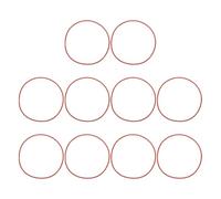 PATIKIL Silicone O-Ring 130mm OD 124mm ID 3mm Width, 20Pcs Metric VMQ Sealing Gasket Replacement for Plumbing Compressor Valves Repair, Red