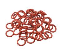 PATIKIL Silicone O-Ring 22mm OD 16mm ID 3mm Width, 50Pcs Metric VMQ Sealing Gasket Replacement for Plumbing Compressor Valves Repair, Red