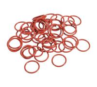 PATIKIL Silicone O-Ring 22mm OD 18mm ID 2mm Width, 50Pcs Metric VMQ Sealing Gasket Replacement for Plumbing Compressor Valves Repair, Red