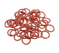 PATIKIL Silicone O-Ring 28mm OD 22mm ID 3mm Width, 50Pcs Metric VMQ Sealing Gasket Replacement for Plumbing Compressor Valves Repair, Red