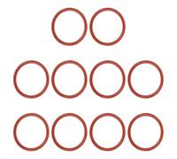 PATIKIL Silicone O-Ring 40mm OD 34mm ID 3mm Width, 30Pcs Metric VMQ Sealing Gasket Replacement for Plumbing Compressor Valves Repair, Red