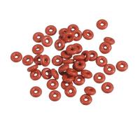 PATIKIL Silicone O-Ring 5mm OD 1mm ID 2mm Width, 100Pcs Metric VMQ Sealing Gasket Replacement for Plumbing Compressor Valves Repair, Red