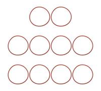 PATIKIL Silicone O-Ring 82mm OD 76mm ID 3mm Width, 20Pcs Metric VMQ Sealing Gasket Replacement for Plumbing Compressor Valves Repair, Red