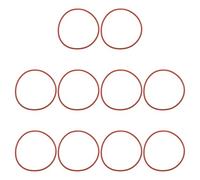 PATIKIL Silicone O-Ring 88mm OD 82mm ID 3mm Width, 20Pcs Metric VMQ Sealing Gasket Replacement for Plumbing Compressor Valves Repair, Red