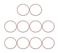 PATIKIL Silicone O-Ring 92mm OD 86mm ID 3mm Width, 20Pcs Metric VMQ Sealing Gasket Replacement for Plumbing Compressor Valves Repair, Red