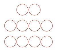 PATIKIL Silicone O-Ring 98mm OD 92mm ID 3mm Width, 20Pcs Metric VMQ Sealing Gasket Replacement for Plumbing Compressor Valves Repair, Red