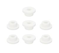 PATIKIL Silicone Rubber Grommet, 7 Pcs 7/8"(22mm) Drill Hole, 1/2"(13mm) Inner Dia. Top Hat Wire Gasket Rubber Hole Plug for Wiring Irrigation System Firewall, White