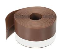 PATIKIL Silicone Seal Strip, 16.5FT Self Adhesive Door Draft Stopper 45MM Silicone Soundproof Gap Replacement Strip Roll for Window, Door, Brown