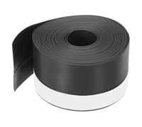 PATIKIL Silicone Seal Strip, 16.5FT Self Adhesive Door Draft Stopper 45MM Silicone Soundproof Gap Replacement Strip Roll for Window, Door, Black