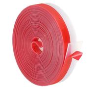 PATIKIL Silicone Seal Strip, 20 ft x 1" Width Self Adhesive Door Draft Stopper Weather Stripping Tape for Gap, Door Under Bottom, Sliding Door, Shower Glass Gaps, Clear/Red