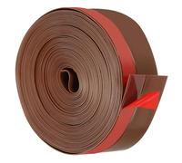 PATIKIL Silicone Seal Strip, 33 ft x 1-3/4" Width Self Adhesive Door Draft Stopper Weather Stripping Tape for Gap, Door Under Bottom, Sliding Door, Shower Glass Gaps, Brown