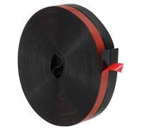 PATIKIL Silicone Seal Strip, 33 ft x 1" Width Self Adhesive Door Draft Stopper Weather Stripping Tape for Gap, Door Under Bottom, Sliding Door, Shower Glass Gaps, Black