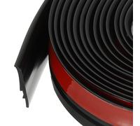 PATIKIL Silicone Seal Strip, 98" Self Adhesive Door Draft Stopper Weather Stripping Tape for Exterior/Interior Doors Gap, Door Under Bottom, Sliding Door, Shower Glass Gaps, Black/Red