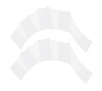 PATIKIL Silicone Swimming Gloves, 1 Pair Webbed Swim Gloves Finger Frog Type Water Resistance Gear Paddle Fins for Aquatic Training, White, S