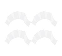 PATIKIL Silicone Swimming Gloves, 2 Pair Webbed Swim Gloves Finger Frog Type Water Resistance Gear Paddle Fins for Aquatic Training, White, L