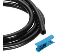 PATIKIL Silicone Vacuum Hose 43PSI, Automotive Vacuum Line Tubing 8mm ID 14mm OD 3 Meters Length Flexible Hose Tube for Auto Replacement, Black
