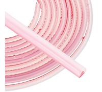 PATIKIL Silicone Weather Stripping 5mm W x 1mm t x 4mm H, 13.1FT/4M Self Adhesive D Shape Weather Stripping Door Seal Strip for Door Frame Window Sealing Large Gap