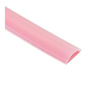 PATIKIL Silicone Weather Stripping Door Seal, 9.8 ft D Shape Weather Stripping Self Adhesive Door Seal Strip for Door Frame, Window Sealing, Large Gap, 0.51" Wx0.04 Tx0.2 H, Clear/Red