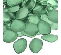 PATIKIL Silk Rose Petals, 100 Pcs Artificial Flower Petals for Wedding Decorations, Romantic Night, Aisle Scatter Petals, Turquoise