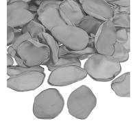 PATIKIL Silk Rose Petals, 300 Pcs Artificial Flower Petals for Wedding Decorations, Romantic Night, Aisle Scatter Petals, Silver Tone