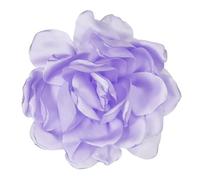 PATIKIL Silk Satin Flower Brooch Pin 4.7", Large Peony Floral Lapel Pin for Women Wedding Party Birthday Dance Banquet Dress Clothes Hat Bag Decoration, Lavender
