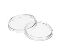 PATIKIL Silver Dollar Coin Holders 22.5mm, 50 Pcs Bar Capsule Coin Holders Clear Plastic Round Coins Container Collection Case for Silver Half Dollar Protectors Supplies