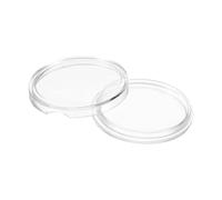 PATIKIL Silver Dollar Coin Holders 25mm, 50 Pcs Bar Capsule Coin Holders Clear Plastic Round Coins Container Collection Case for Silver Half Dollar Protectors Supplies