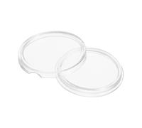 PATIKIL Silver Dollar Coin Holders 28mm, 50 Pcs Bar Capsule Coin Holders Clear Plastic Round Coins Container Collection Case for Silver Half Dollar Protectors Supplies