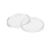PATIKIL Silver Dollar Coin Holders 35mm, 50 Pcs Bar Capsule Coin Holders Clear Plastic Round Coins Container Collection Case for Silver Half Dollar Protectors Supplies