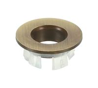 PATIKIL Sink Overflow Ring, Sink Basin Trim Overflow Cover Insert in Hole Round Ring Covers Caps for Kitchen Bathroom, Bronze