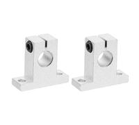 PATIKIL SK12 Aluminum Linear Motion Rod Rail Clamping Guide Support, 2 Pcs for 12mm Dia Shaft