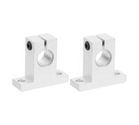 PATIKIL SK13 Aluminum Linear Motion Rod Rail Clamping Guide Support, 2 Pcs for 13mm Dia Shaft