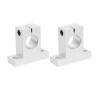 PATIKIL SK20 Aluminum Linear Motion Rod Rail Clamping Guide Support, 2 Pcs for 20mm Dia Shaft