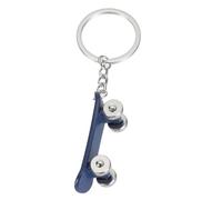 PATIKIL Skateboard Keychain, Mini Cute Skate Board Key Chain Sport Pendant Key Ring Bag Backpack Decor for Men Women Party Gifts Favors, Blue