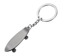 PATIKIL Skateboard Keychain, Skate Board Key Chain Sport Pendant Key Ring Bag Backpack Decor Cute Car Keychain for Men Women Party Gifts Favors, Black