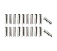 PATIKIL Slotted Spring Pin, 20 Pcs 3/16" x 3/4" (5.3mm x 20mm) 304 Stainless Steel Split Roll Pins Spring Dowel for Home Improvement Automotive Machine Repair, Silver