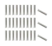 PATIKIL Slotted Spring Pin, 50 Pcs 1/8" x 5/8" (3.2mm x 16mm) 304 Stainless Steel Split Roll Pins Spring Dowel for Home Improvement Automotive Machine Repair, Silver