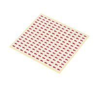 PATIKIL Small Arrow Stickers 0.5x0.4, Self Adhesive Rectangle Product Inspection Defects Indicator Industrial Work, Red