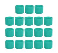 PATIKIL Soccer Captain Armband, 18 Pcs Captain Arm Bands for Soccer Elastic Captain Arm Band Sports Captain Armbands for Youth Adult Football Team Training Lake Blue