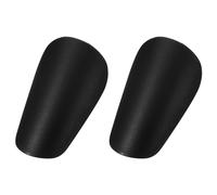 PATIKIL Soccer Shin Guards, 2 Pcs Mini Shin Pads Calf Protective Gear Shin Guards 3.23 x 2.17 Inches for Adult Men & Women Soccer Players Equipment Athletes, Black