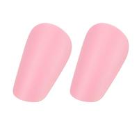 PATIKIL Soccer Shin Guards, 2 Pcs Mini Shin Pads Calf Protective Gear Shin Guards 3.23 x 2.17 Inches for Adult Men & Women Soccer Players Equipment Athletes, Pink