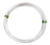 PATIKIL Soft Brass Wire, 1 Roll 20Ga/0.8x0.8mm 5m/16.4ft Bendable Silver Plated Square Craft Wire for Jewelry Making Earring Beading Wrapping,Silver