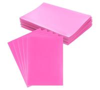 PATIKIL Soft Clear Cards Sleeves Cardholders 3.5x2.6inch, 50 Pack Frosted Trading Card Protectors for Standard Collectable Baseball Game Trading Card, Pink