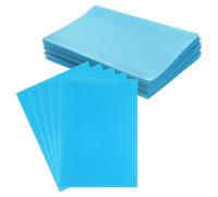 PATIKIL Soft Clear Cards Sleeves Cardholders 3.5x2.6inch, 50 Pack Frosted Trading Card Protectors for Standard Collectable Baseball Game Trading Card, Light Blue